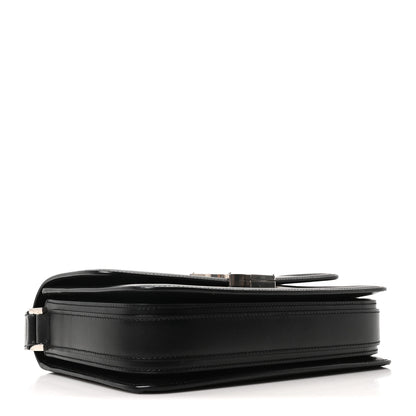 Saint Laurent Box Calfskin Monogram Medium Solferino Satchel Black 4 of 10