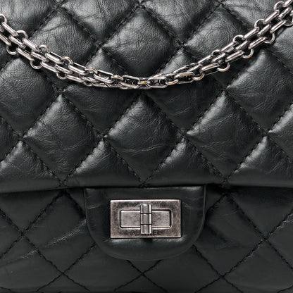 Chanel Aged Calfskin Quilted 2.55 Reissue 226 Flap Black 8 of 11