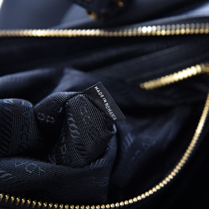 Prada Tessuto Nylon Saffiano Tote Black 7 of 11