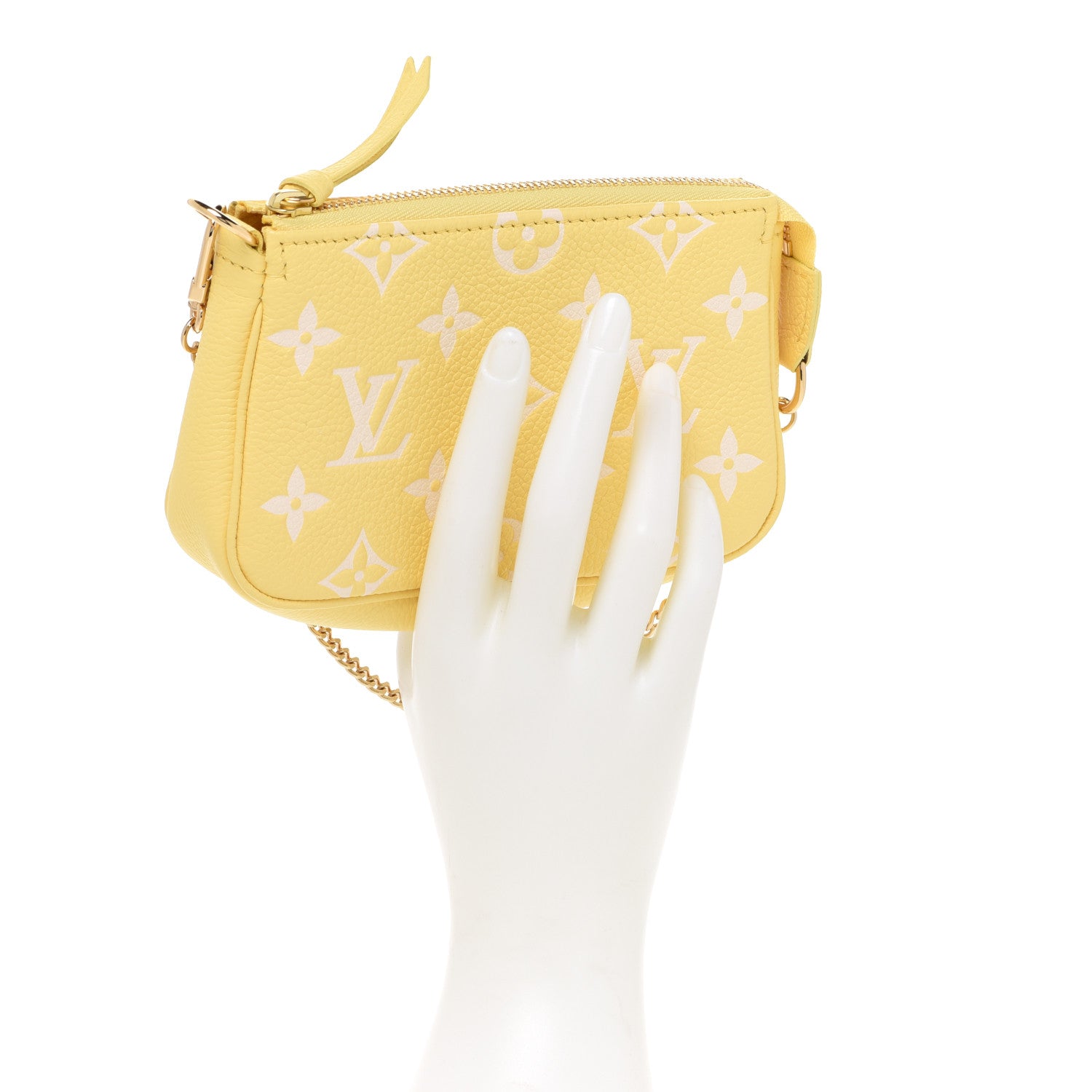 Louis Vuitton Empreinte Monogram Mini Pochette Accessories Lemon Curd Yellow 2 of 6