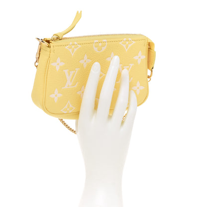 Louis Vuitton Empreinte Monogram Mini Pochette Accessories Lemon Curd Yellow 2 of 6