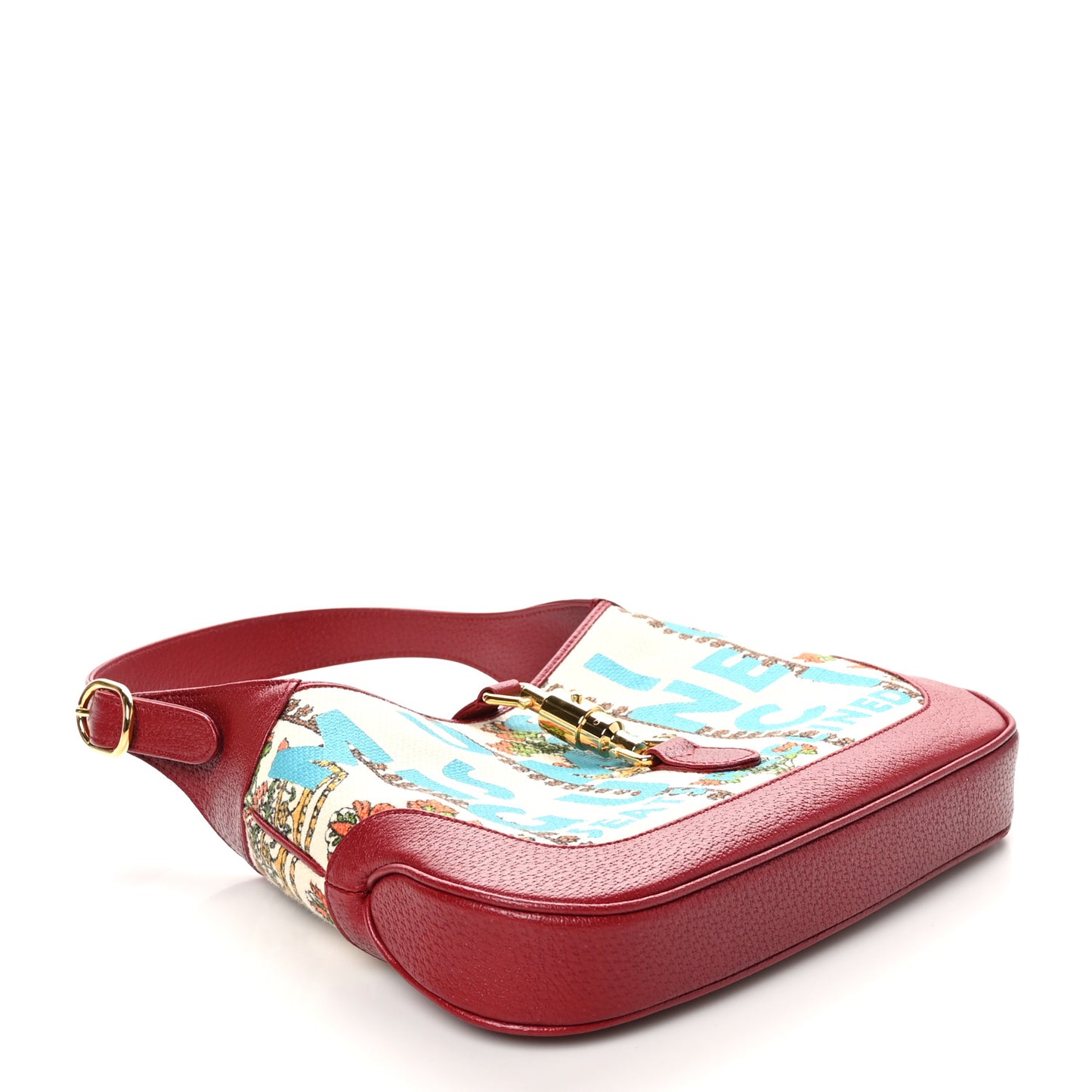 Canvas Calfskin 100 Centennial Music Small Jackie 1961 Hobo Ivory Red