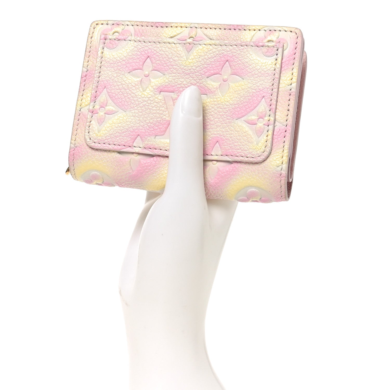 Louis Vuitton Empreinte Monogram Summer Stardust Clea Wallet Pink 2 of 7