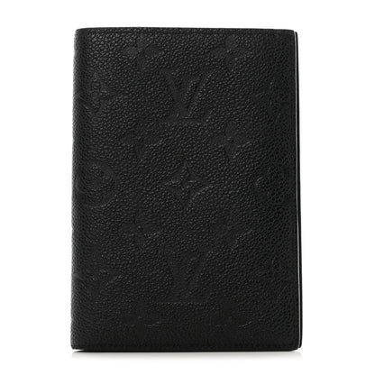 Louis Vuitton Empreinte Monogram Passport Cover Black 1 of 6