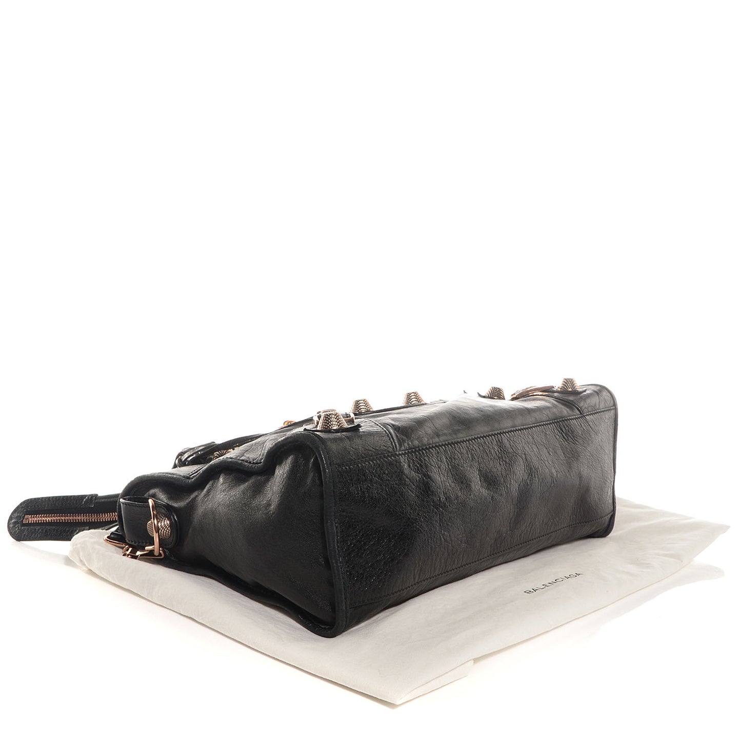Agneau Giant 21 Rose Gold Hardware City Black