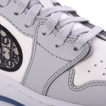 Christian Dior X NIKE AIR JORDAN Calfskin Mens Oblique Low Sneakers 40 Beige White 10 of 12