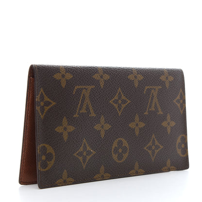 Louis Vuitton Monogram Simple Checkbook Holder Wallet 3 of 7