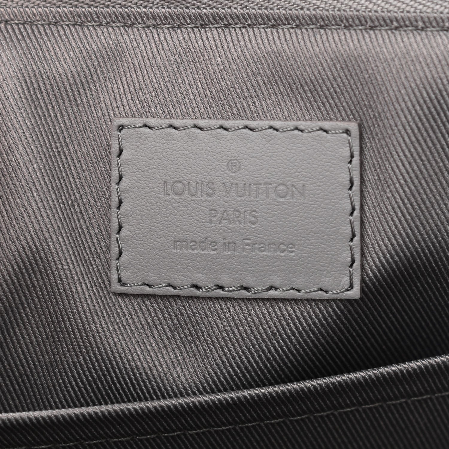 Louis Vuitton Grained Calfskin Aerogram City Keepall Gris 6 of 8