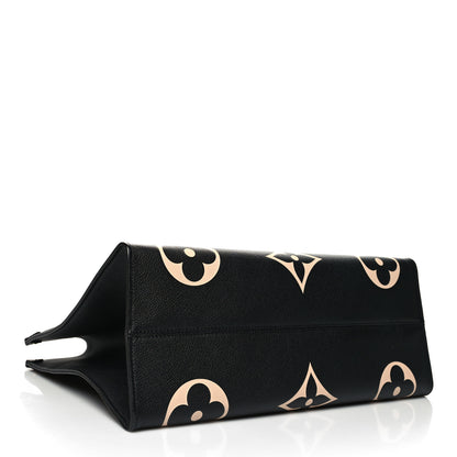 Louis Vuitton Empreinte Monogram Giant Onthego GM Black Beige 4 of 11