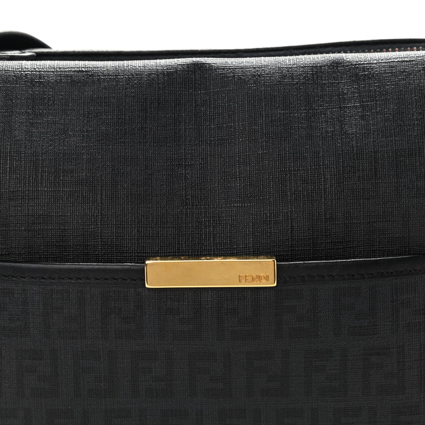 Zucchino Spalmati Vitello Messenger Bag Black