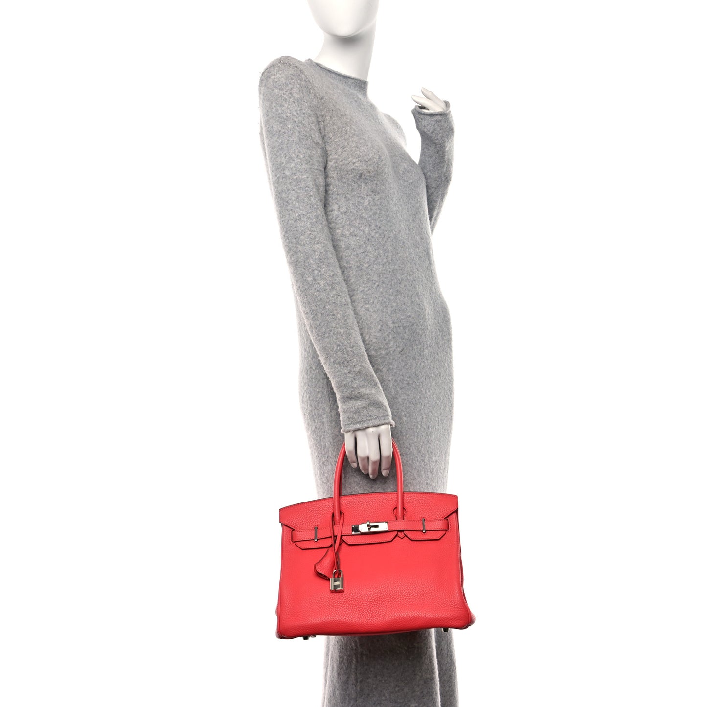 Taurillon Clemence Birkin 30 Rose Jaipur