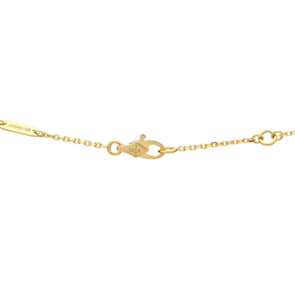 Van Cleef & Arpels 18K Yellow Gold Diamond Mini Frivole Pendant Necklace 4 of 6