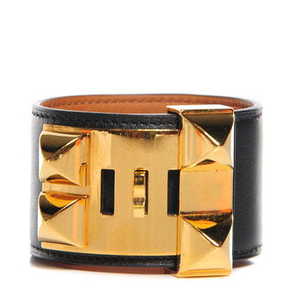 Hermes Chamonix Collier De Chien CDC Bracelet Small Black 3 of 7