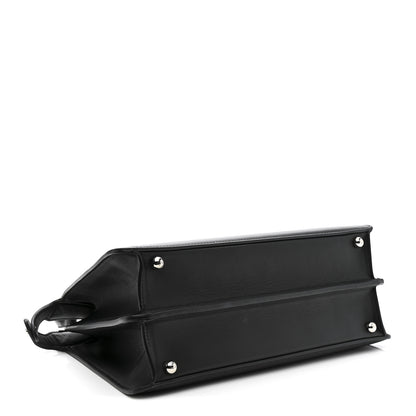 Fendi X MARC JACOBS Vitello Seta Shiny Nappa Medium Peekaboo I SEE U Satchel Black 4 of 11