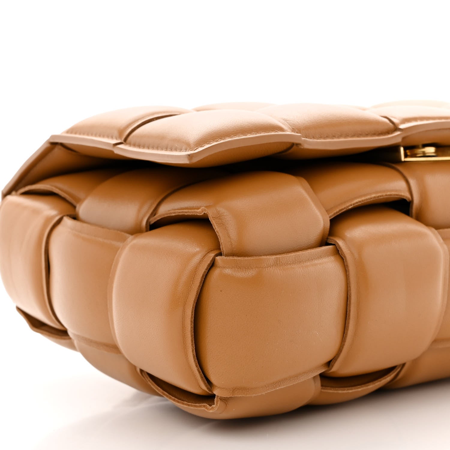 Bottega Veneta Nappa Maxi Intreccio Padded Cassette Crossbody Bag Caramel 10 of 11