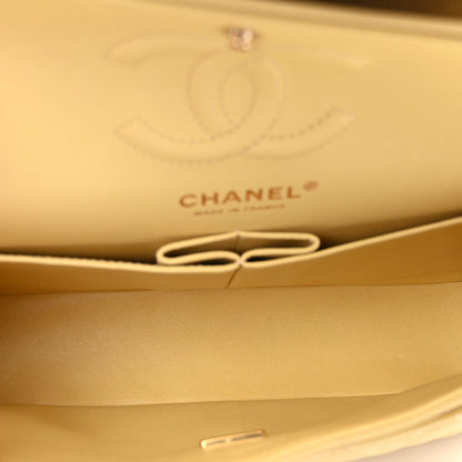 Chanel Caviar Quilted Small Double Flap Yellow 5 of 12