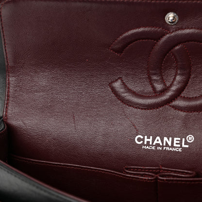 Chanel Lambskin Quilted Medium Double Flap Black 11 of 18