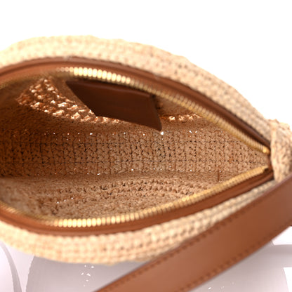 Saint Laurent Raffia Sac Round Naturel 4 of 8
