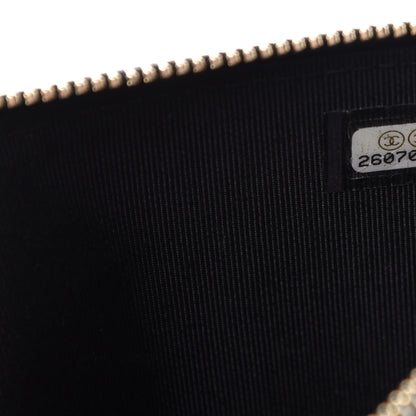 Chanel Caviar Quilted Classic Zip Boy Pouch Black 7 of 7