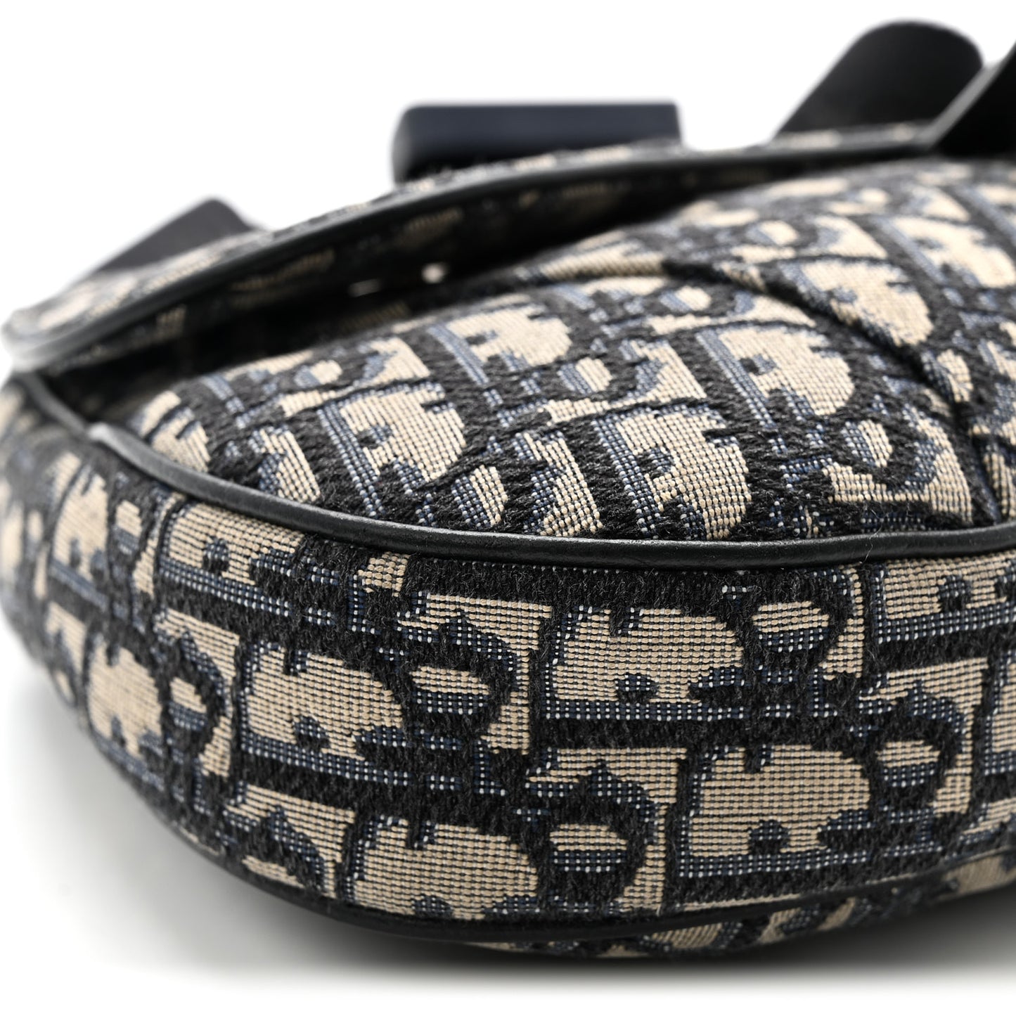 Oblique Mens Saddle Bag Blue
