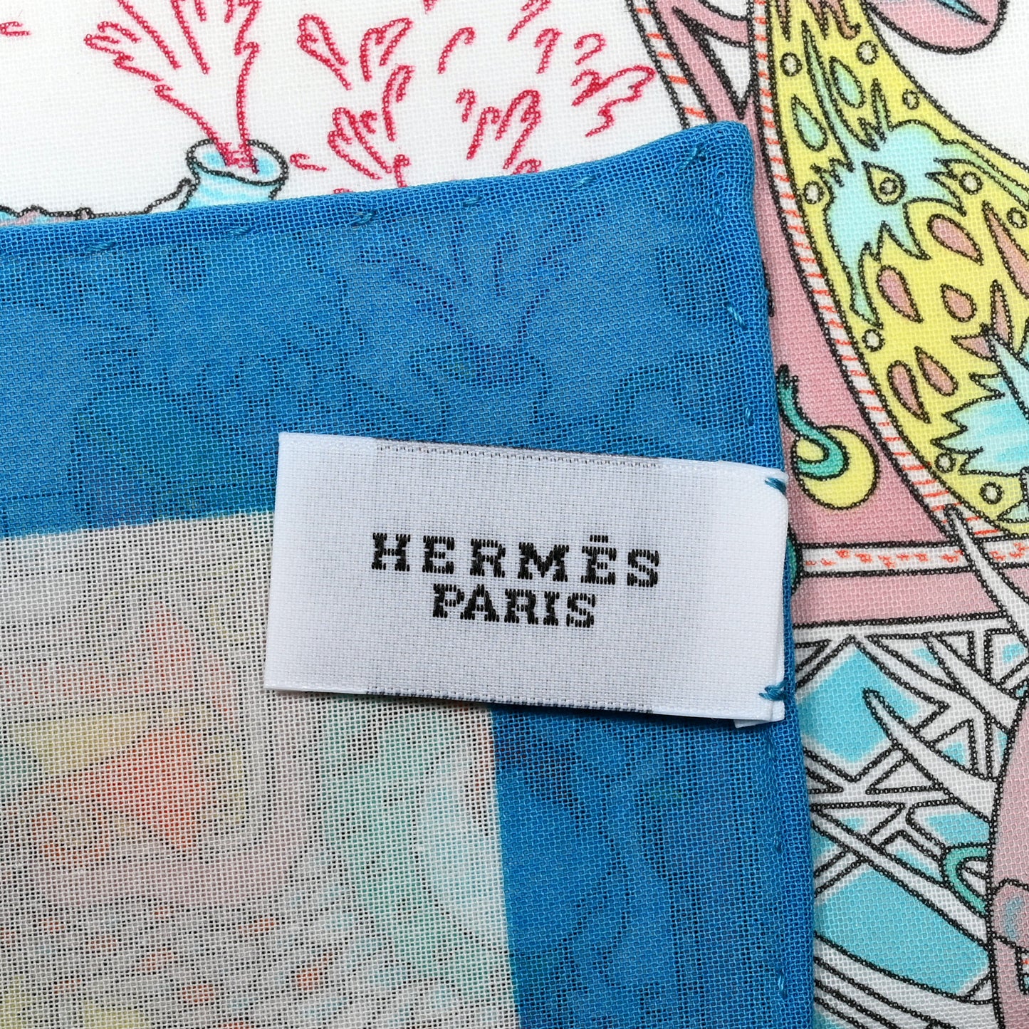 Silk La Folle Parade Pocket Handkerchief