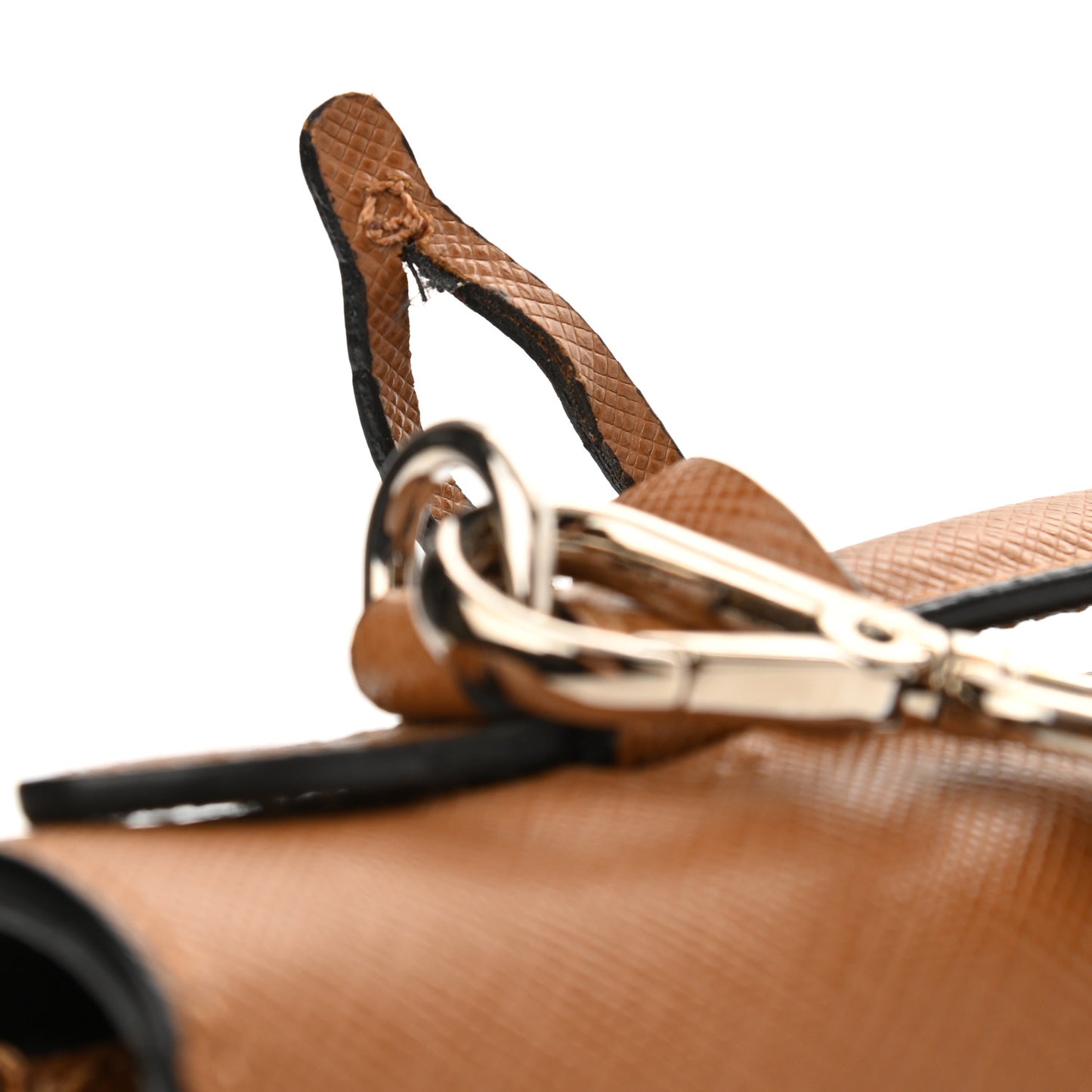 Saffiano Sound Convertible Bag Caramel