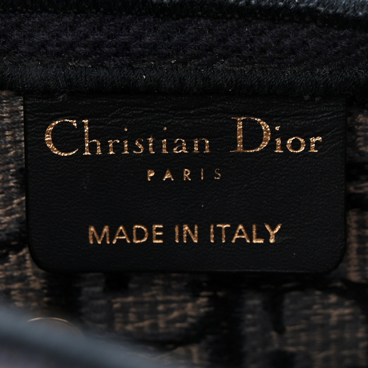 Christian Dior Oblique Embroidered Saddle Bag Blue 6 of 11