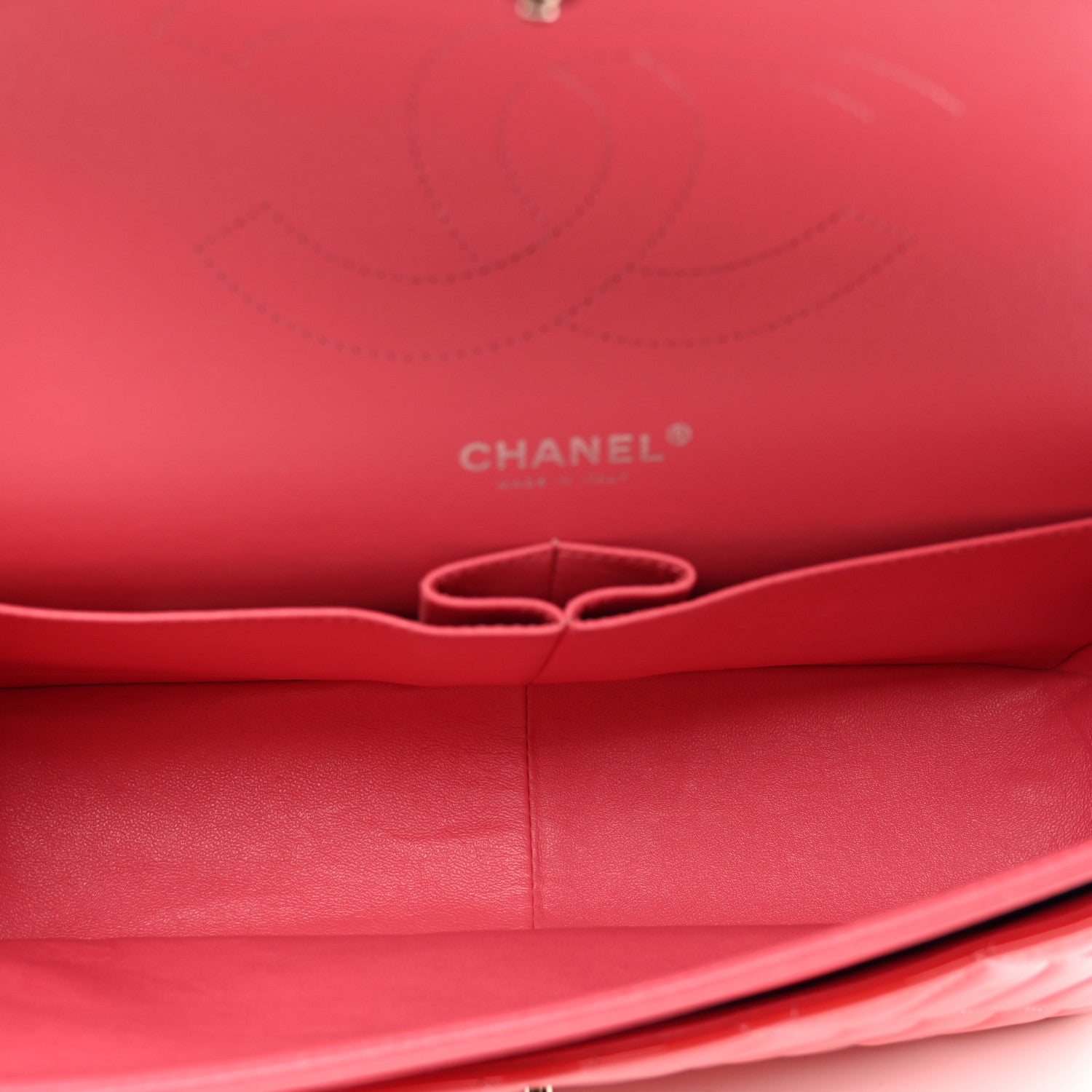 Chanel Patent Quilted Jumbo Double Flap Pink 5 of 10