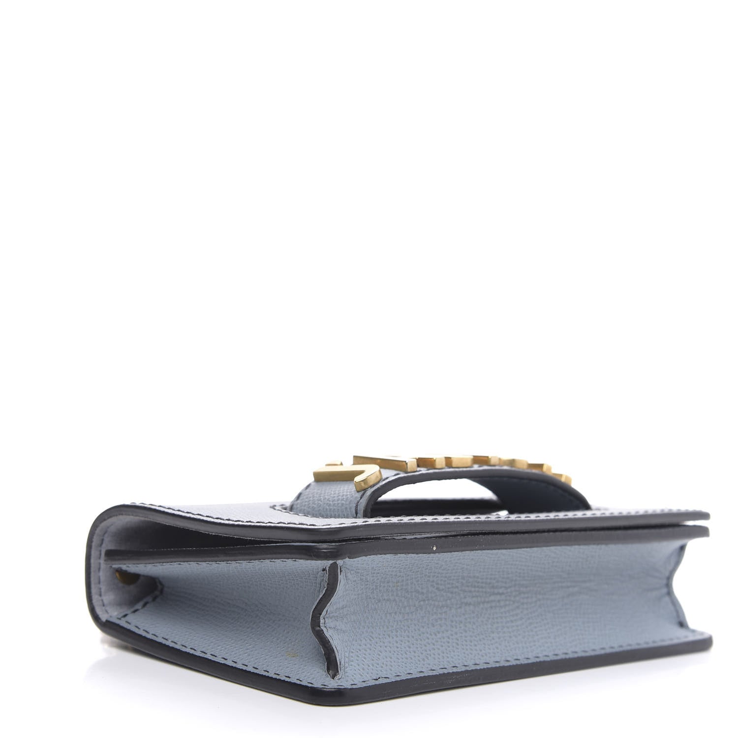 Christian Dior Grained Calfskin Mini J'Adior Chain Flap Bag Sky Blue 4 of 11
