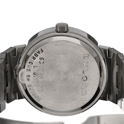 Bulgari Stainless Steel 33mm Automatic Watch Black 4 of 5