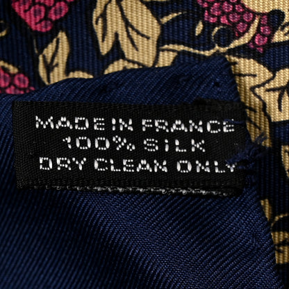 Hermes Silk Grape Vines Pocket Square 45 2 of 3