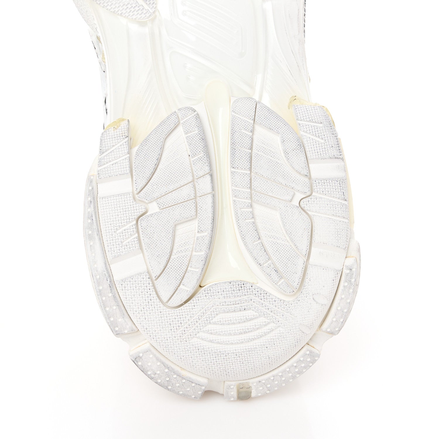 Balenciaga Mesh Rubber Monocolor Womens Runner Sneakers 37 White 6 of 10