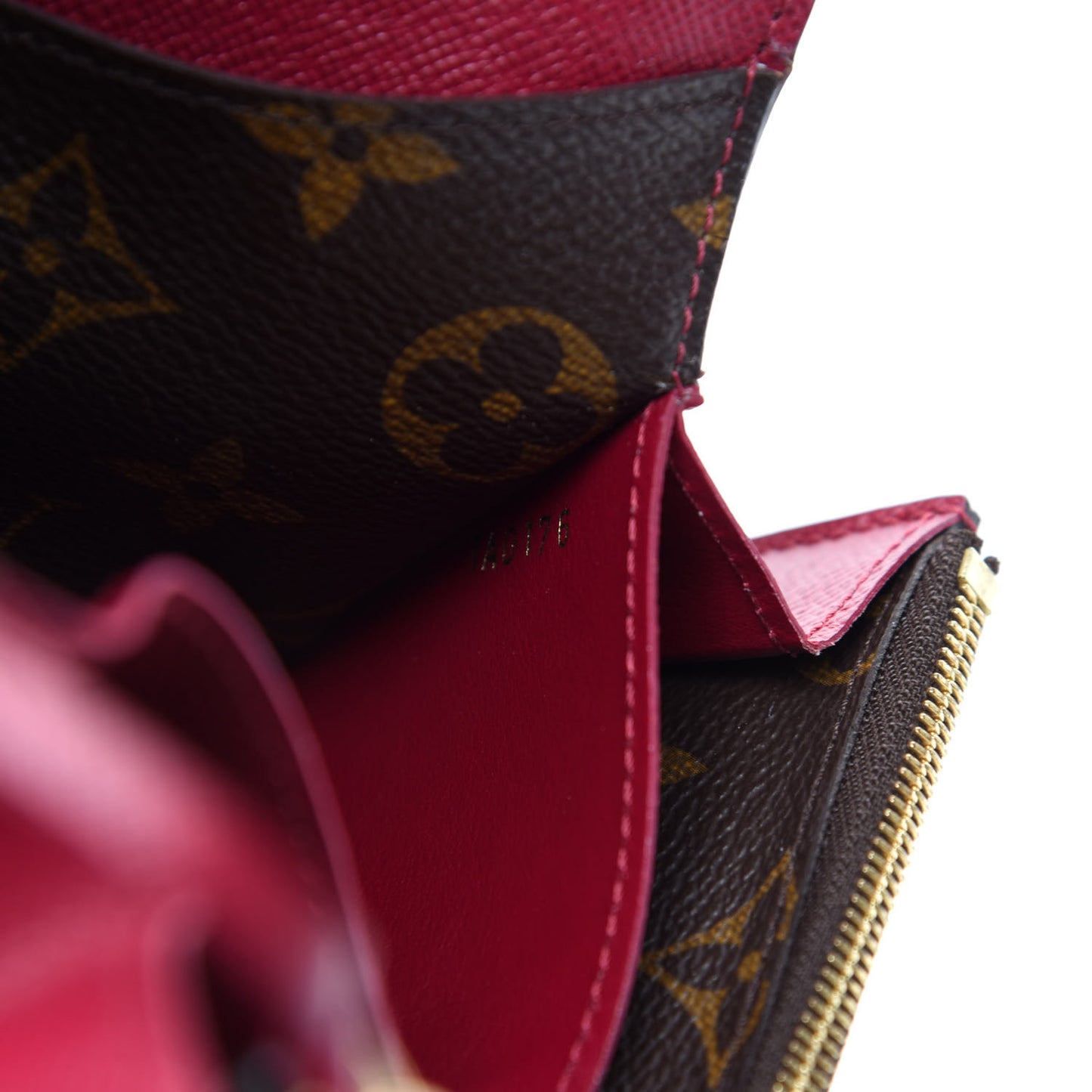 Monogram Emilie Wallet Fuchsia