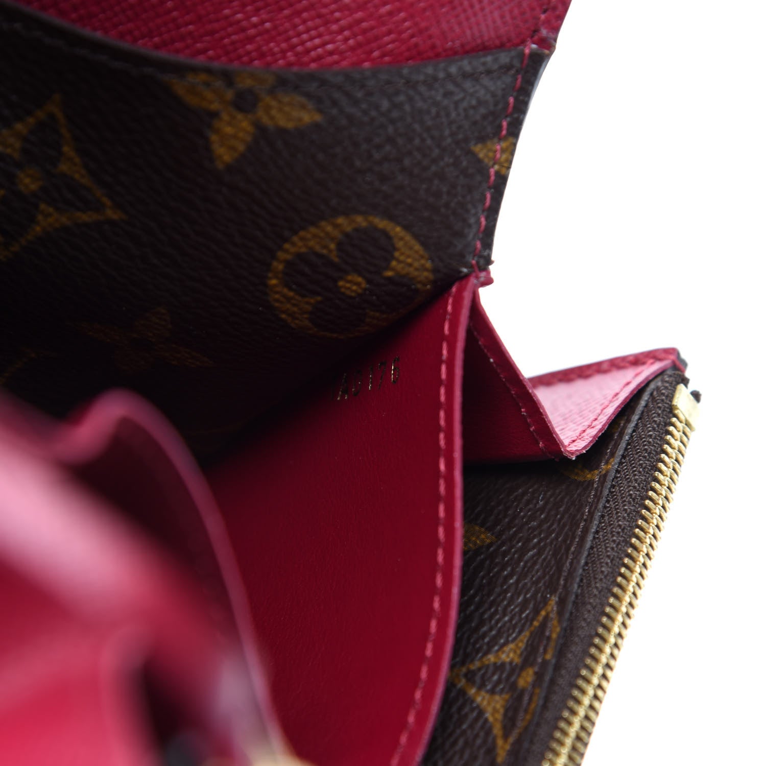 Louis Vuitton Monogram Emilie Wallet Fuchsia 12 of 13