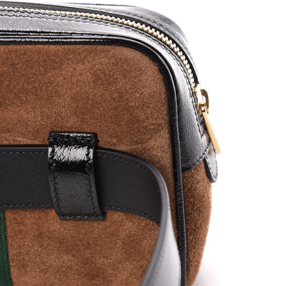 Gucci Suede Small Ophidia Belt Bag 85 34 Brown 9 of 13