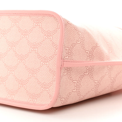 MCM Lauretos Nappa MIni Himmel Shopper Tote Pink Silver Pink 10 of 13