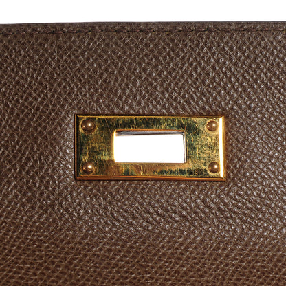 Hermes Epsom Kelly Retourne 28 Chocolate 8 of 10