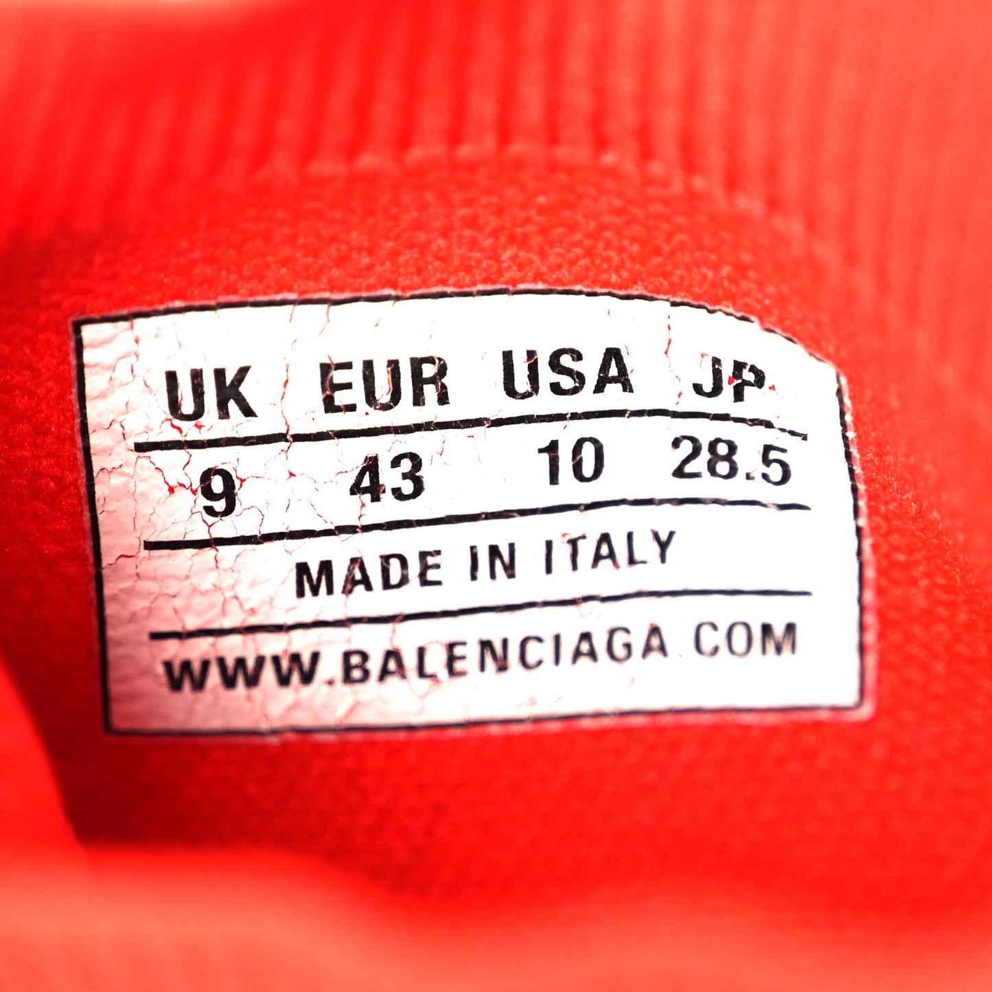Neoprene Knit Mens Speed Sneakers 43 Red