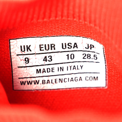 Balenciaga Neoprene Knit Mens Speed Sneakers 43 Red 9 of 9