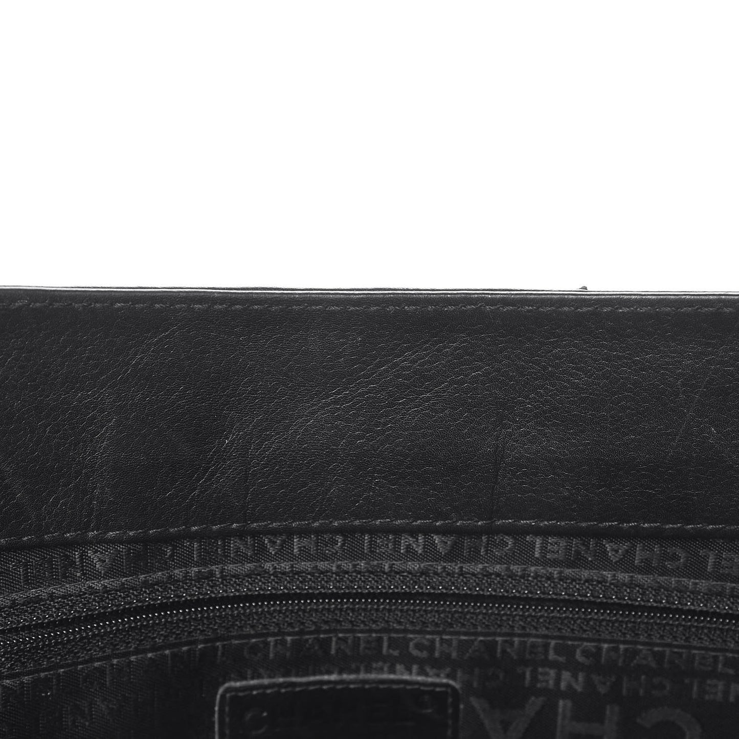 Calfskin Mademoiselle Shoulder Bag Black