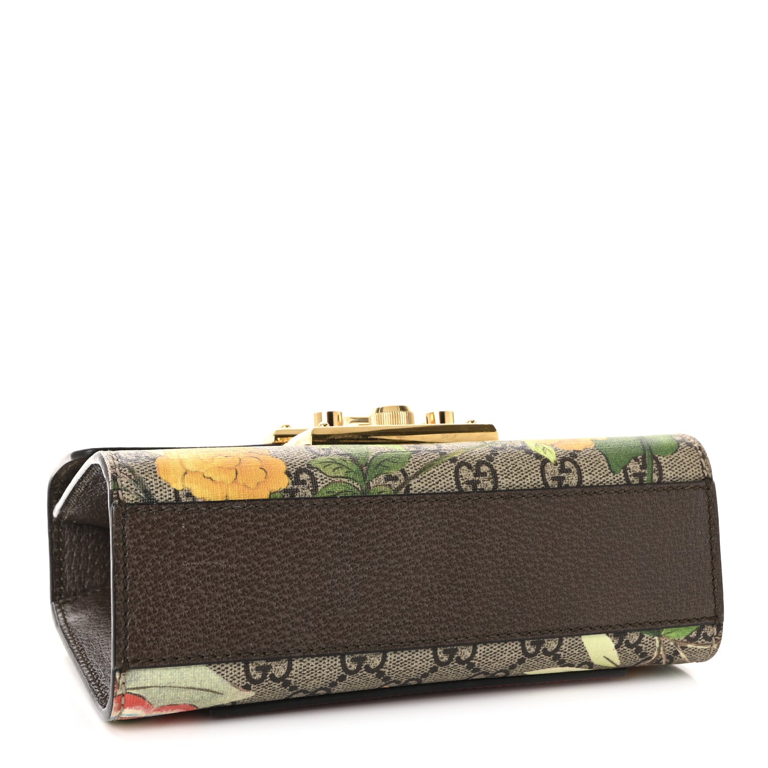 Gucci GG Supreme Monogram Tian Small Padlock Shoulder Bag Beige Multicolor New Acero 4 of 10
