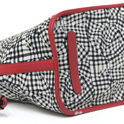 MCM Visetos Large Liz Reversible Shopper Tote Ruby Red 12 of 16