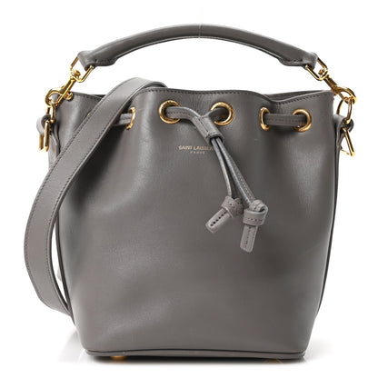 Saint Laurent Calfskin Small Emmanuelle Bucket Bag Fog 1 of 10