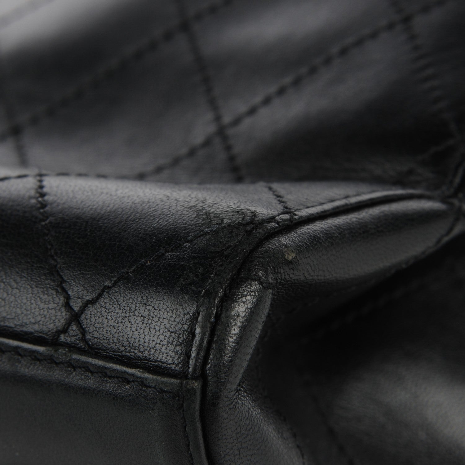 Chanel Lambskin Diamond Stitch Shoulder Bag Black 6 of 14