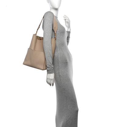 Celine Soft Grained Calfskin Sangle Bucket Bag Dune 2 of 18