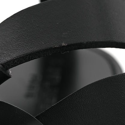 Saint Laurent Calfskin Pepe 05 Sandals 37 Black 12 of 13