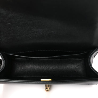 Chanel Calfskin Chevron Quilted Small Boy Flap Black 5 of 10