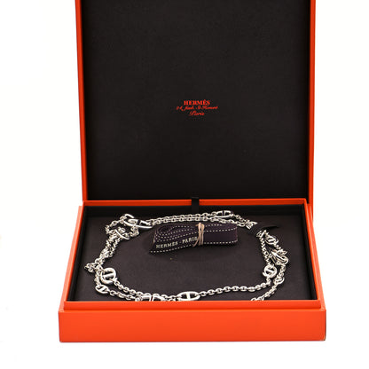 Hermes Sterling Silver Farandole Necklace 120 6 of 6