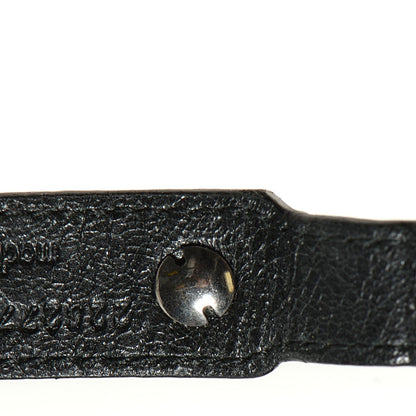 Balenciaga Agneau Arena Silver Hardware Bracelet Black 4 of 6