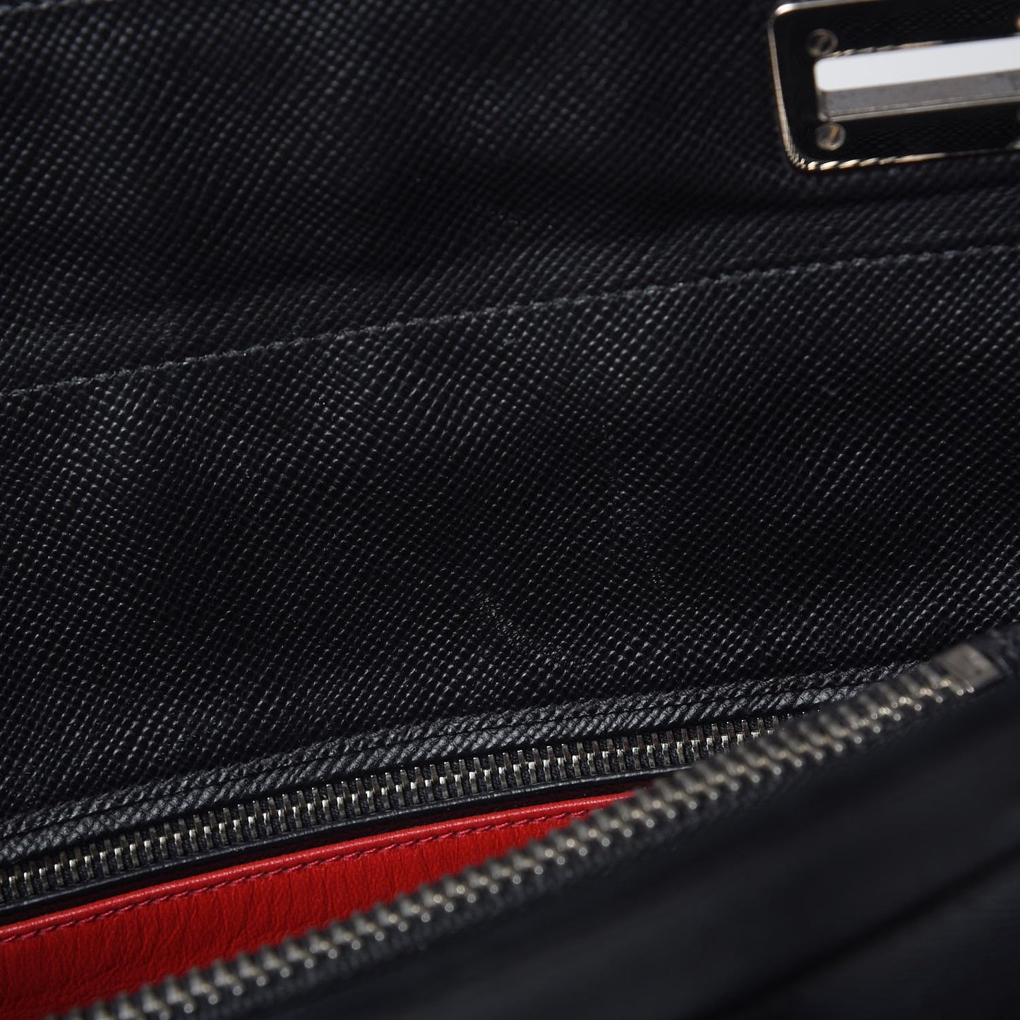 Saffiano Cuir Twin Tote Nero Black